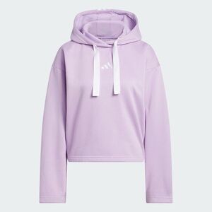 NWT WOMENS ADIDAS FLEECE 3STRIPE HOODIE